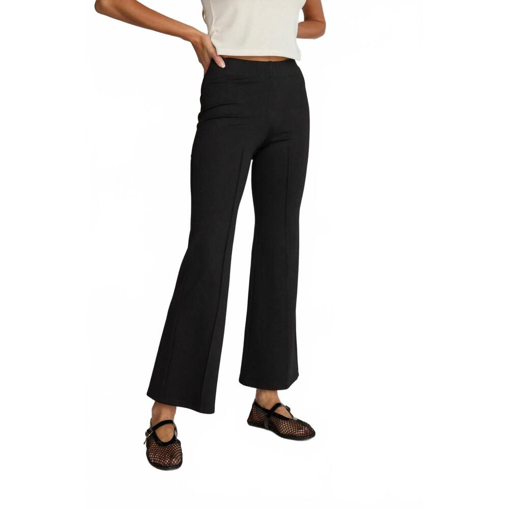 NEW SUNDAY RITUAL emily flare pant in black